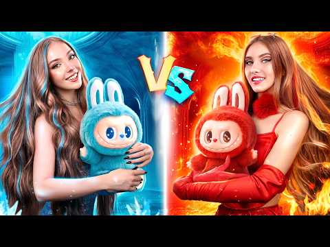 Видео: Горячая Семья vs Холодная Семья! Экстремальный Челлендж Огня vs Льда