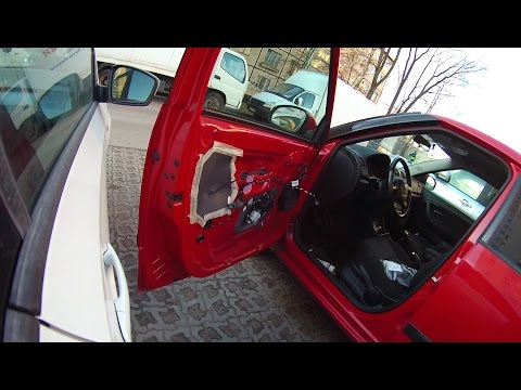 Видео: Устранение хруста двери Skoda Fabia + регулировка провисшей двери