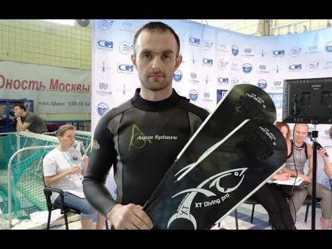 Видео: Личный рекорд Лубягина Максима. Проныр на 168м в ластах XT Diving Pro.