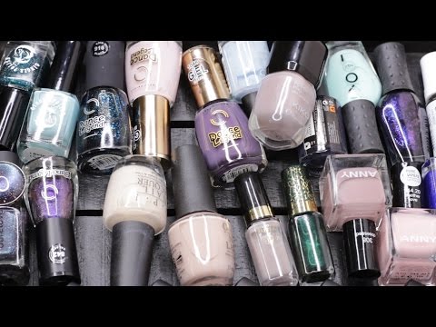 Видео: Коллекция лаков для ногтей. (Для любителей :)