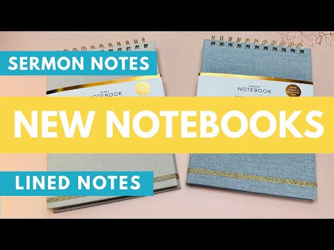 Видео: НОВИНКА: Заметки к проповедям или простые тетради в линейку | Льняные обложки | Золотые детали