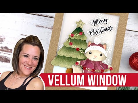 Видео: Создайте ПОТРЯСАЮЩИЕ праздничные открытки с помощью окон из веленевой бумаги + раскрашивания на в...