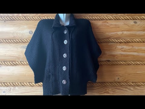 Видео: Появилась идея связать вот такой жилет. Совместник будет на Дзене. Присоединяйтесь!