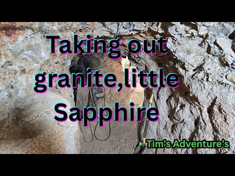 Видео: Достаём гранит, маленький сапфир