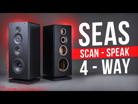 Видео: Напольная акустическая система на Seas и Scan-Speak_Custom made 4 way speaker system Seas&Scan-Speak