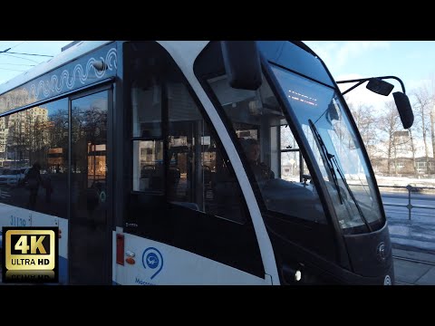 Видео: 47 маршрут трамвая. 27.02.2021 год. Москва.
