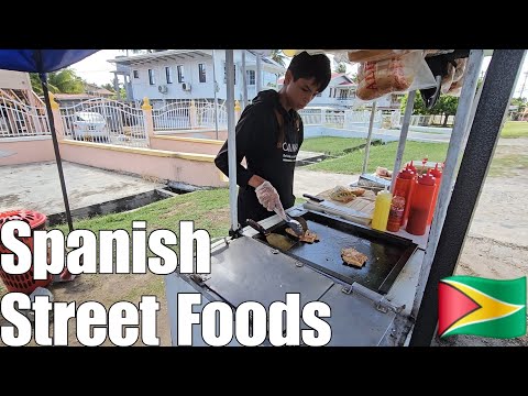 Видео: Киоск испанской уличной еды | Видеоблоги о уличной еде в Гайане (2025)