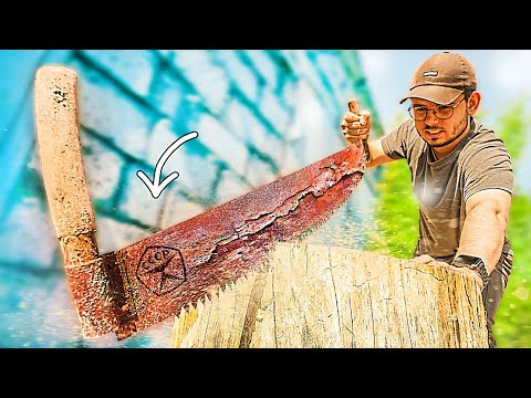 Видео: НОВАЯ ЖИЗНЬ ДВУРУЧНОЙ ПИЛЫ «ДРУЖБА» из СССР!
