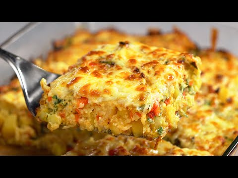 Видео: Превосходная ЗАПЕКАНКА ИЗ КАРТОФЕЛЯ И КАПУСТЫ - вкусно и сытно. Рецепт от Всегда Вкусно!