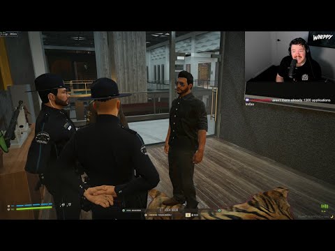 Видео: Эй Джей Хантер даёт интервью шефу полиции Лос-Анджелеса Кроку | Prodigy RP 2.7