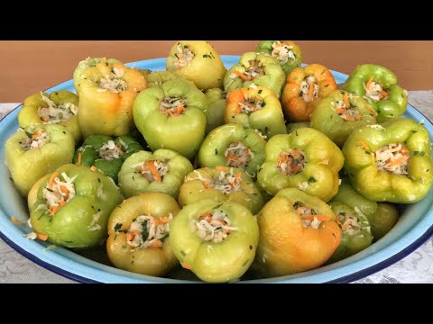 Видео: 🔥Qış üçün İÇİ DOLDURULMUŞ YAŞIL BİBƏR TURŞUSU🔴SUPER RESEPT👌🔥ПЕРЕЦ ФАРШИРОВАННЫЙ НА ЗИМУ