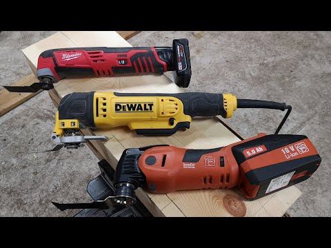 Видео: Мультирезаки Fein SuperCut, Dewalt DWE315, Milwaukee 2426-20. Сравнение и примеры использования.