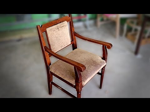 Видео: Зачем выбрасывать? Реставрация кресла из мусора в сокровище!