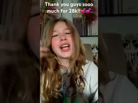 Видео: Спасибо всем огромное!! Я так счастлива #28k!! #haveaniceday ❤️