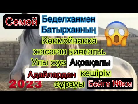 Видео: Семей 140 км бәйге көкмойнаққа жасаған қиянат .Орта жүздің кіші жүз Адайлардан кешірім сұрауы..😱