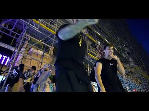 Видео: Тимати и Крид перекрыли центр Москвы Выступление на Хаммере  =)