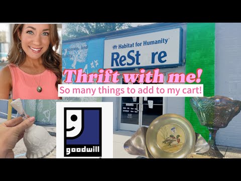 Видео: Экономьте вместе со мной в Habitat Restore & Goodwill || так много товаров, которые можно добавит...