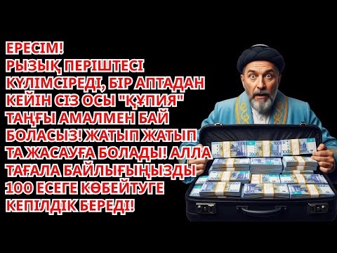 Видео: ҒАЖАЙЫП! БІР ТАҢҒЫ АМАЛ – АСПАН КІЛТІ! 7 КҮНДЕ БАЙЫ! ҚАРЫЗ ЖОҚ! БҰЛ МУРОТАЛДЫ ТЫҢДА!