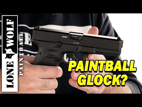 Видео: Обзор и видео стрельбы из пистолета T4E Glock G17 Gen 5 калибра .43 | Пейнтбол Lone Wolf