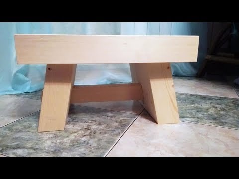 Видео: Табуретка в японском стиле DIY