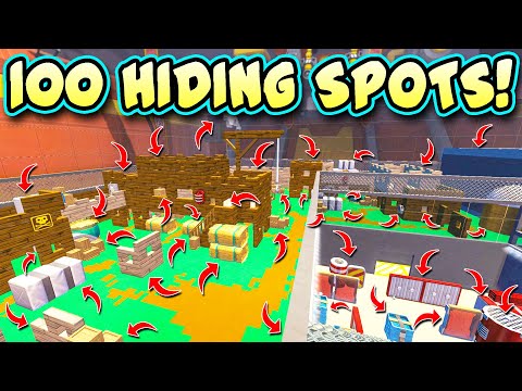 Видео: Прятки со СОТНЯМИ укрытий!