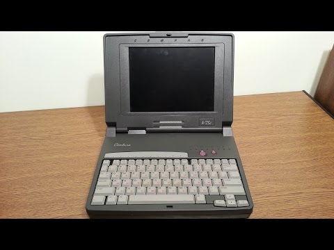 Видео: Ноутбук раритет за 2800$ 1993 г Compaq Contura 4/25c  i486