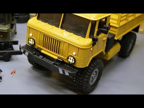 Видео: Детальная сборка Шишиги с апгрейдом WPL B24 ГАЗ-66 "Шишига"