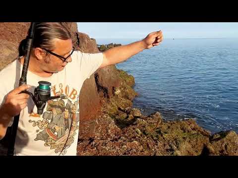 Видео: Рыбалка на пляже дэль Буррэро, Гран Канария. Fishing Gran Canaria.