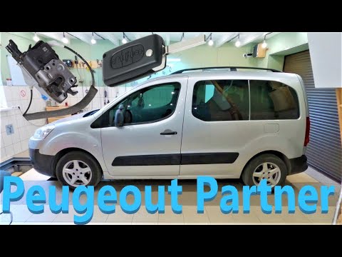 Видео: Peugeot Partner 1.6 HDI 2009 - Штатный центральный замок