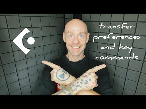 Видео: переместить настройки и горячие клавиши (transfer preferences and key commands)