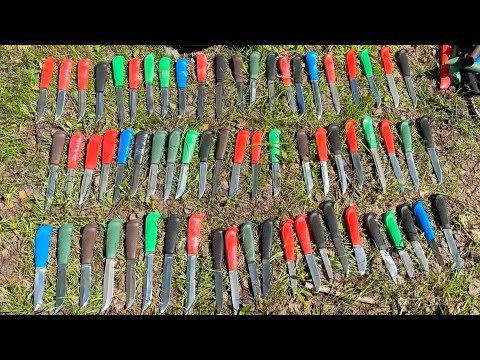 Видео: У "Русского булата" выбор финок больше, чем в Финляндии. Обзор финок с рукоятями из резинопластика