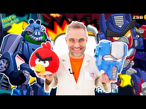 Видео: ANGRY BIRDS TRANSFORMERS: ДОКТОР ЗЛЮ и СВИНОТРОН играют - ПЕРЕЖИВАНИЯ Свинотрона! 13+