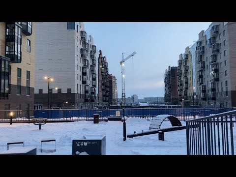 Видео: Северодвинск Предновогодняя прогулка в нескольких районах города