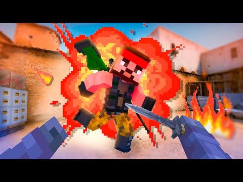 Видео: ВПЕРВЫЕ ЗАШЕЛ В МАЙНКРАФТ CS:GO