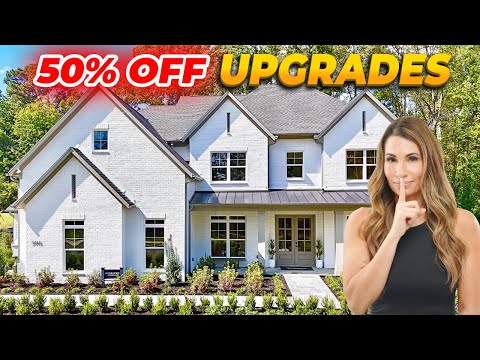 Видео: Осмотр новых строящихся домов в Атланте, штат Джорджия | Значительная экономия на обновлении!