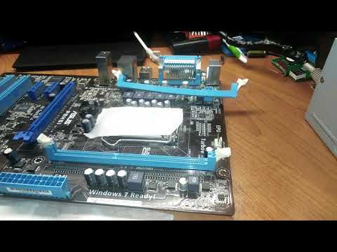 Видео: Замена слота оперативной памяти на материнской плате ASUS P8H61 в домашних условиях