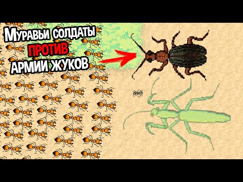 Видео: МУРАВЬИ СОЛДАТЫ ПРОТИВ ЖУКОВ МУТАНТОВ ( Pocket Ants )