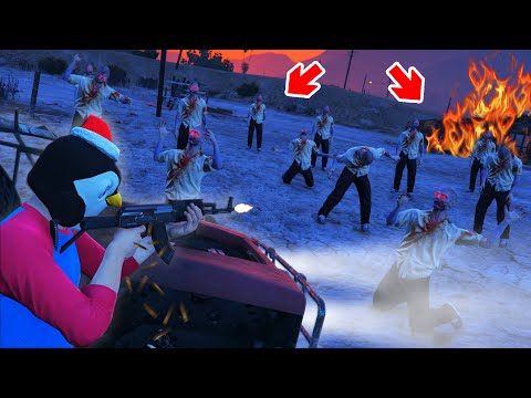 Видео: НАШЕЛ ОРУЖИЕ И ВЫЖИВШИХ ЛЮДЕЙ ! ТОЛПА ЗОМБИ НАПАЛА НА МЕНЯ ! ВЫЖИВАНИЕ В ГТА 5 !