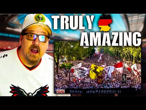 Видео: МАССОВЫЕ марши немецких футбольных болельщиков, от которых у вас мурашки по коже!