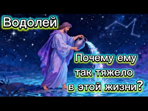 Видео: Водолей.Почему ему так тяжело в этой жизни?