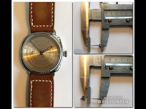 Видео: МАРЬЯЖ (хомаж) ЧАСОВ как подогнать заводной вал МОЛНИИ в PANERAI