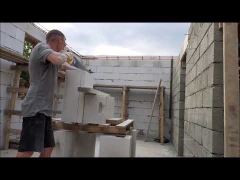 Видео: Как быстро распилить много газоблока вдоль.