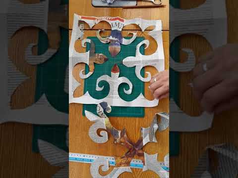 Видео: Как вырезать самый простой казахский  #ою #орнамент @ainamkozkanapyaDIY