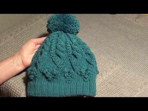Видео: Шапка с шишечками и косами. Часть 1