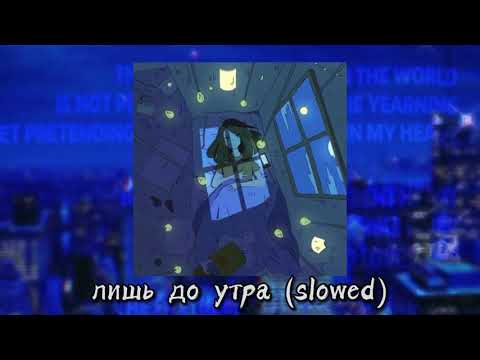 Видео: Dan Balan – лишь до утра (slowed)