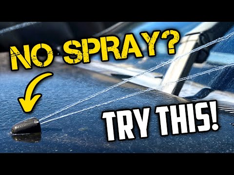 Видео: Стеклоочиститель не распыляет жидкость или распыляет слабо: насос, магистрали, форсунки — диагнос...