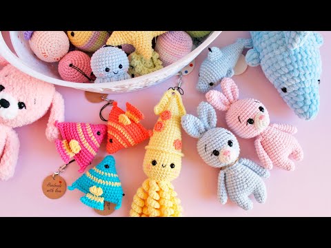 Видео: Много вязаных игрушек / Вязовлог / Собираю игрушки в магазин
