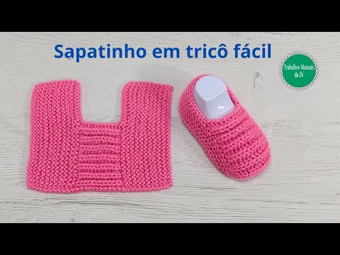 Видео: Легкие вязаные пинетки для малышки