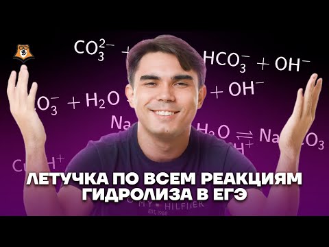 Видео: Летучка: все реакции гидролиза | Химия ЕГЭ 2023 | Умскул