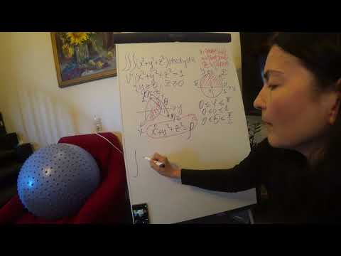 Видео: Сферичні координати. Потрійний інтеграл. Обчислення потрійного інтегралу.